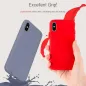 Silicone case na Apple iPhone 13 MERCURY Silikonový kryt Červený