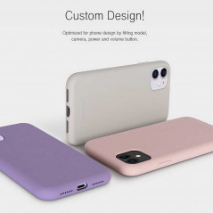 Silicone case na Apple iPhone 13 MERCURY Silikonový kryt Černý