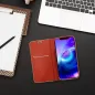 Peněženkové pouzdro LUNA Book Gold na XIAOMI Redmi Note 12 4G Elegantní  Červený 