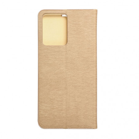 Peněženkové pouzdro LUNA Book Gold na XIAOMI Redmi Note 12 4G Elegantní  Zlatý 