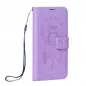 Peněženkové pouzdro MEZZO Book na XIAOMI Redmi Note 12 4G Lapač snů  Fialový (Purple) 