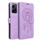 Peněženkové pouzdro MEZZO Book na XIAOMI Redmi Note 12 5G Lapač snů  Fialový (Purple) 