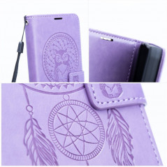 Peněženkové pouzdro MEZZO Book na XIAOMI Redmi Note 12 5G Lapač snů  Fialový (Purple) 