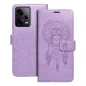 Peněženkové pouzdro MEZZO Book na XIAOMI Redmi Note 12 Pro 5G Lapač snů  Fialový (Purple) 