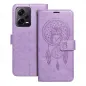 Peněženkové pouzdro MEZZO Book na XIAOMI Redmi Note 12 Pro Plus 5G Lapač snů  Fialový (Purple) 