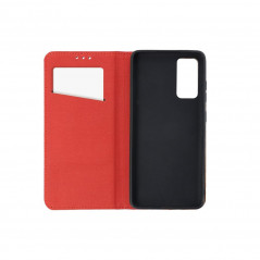 Peněženkové pouzdro Leather case SMART PRO na XIAOMI Redmi 12C Elegantní  Vinově červený 