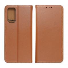 Peněženkové pouzdro Leather case SMART PRO na XIAOMI Redmi 12C Elegantní  Hnědý 