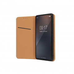 Peněženkové pouzdro Leather case SMART PRO na XIAOMI Redmi 12C Elegantní  Hnědý 