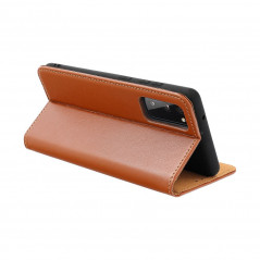 Peněženkové pouzdro Leather case SMART PRO na XIAOMI Redmi 12C Elegantní  Hnědý 