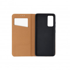 Peněženkové pouzdro Leather case SMART PRO na XIAOMI Redmi 12C Elegantní  Hnědý 