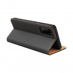 Peněženkové pouzdro Leather case SMART PRO na XIAOMI Redmi 12C Elegantní  Černý 