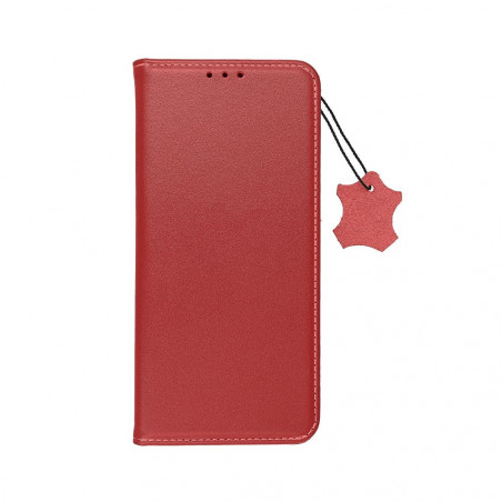 Peněženkové pouzdro Leather case SMART PRO na XIAOMI Redmi Note 12 4G Elegantní  Vinově červený 