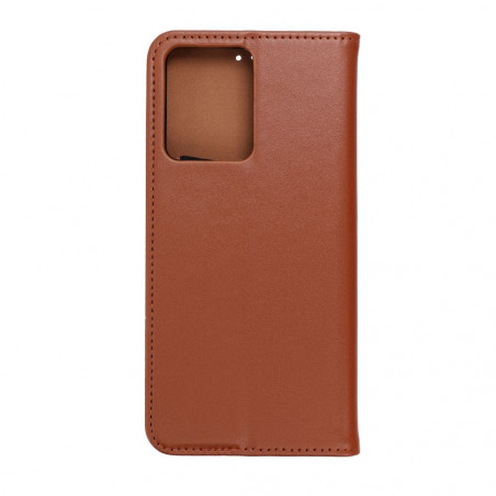 Peněženkové pouzdro Leather case SMART PRO na XIAOMI Redmi Note 12 4G Elegantní  Hnědý 