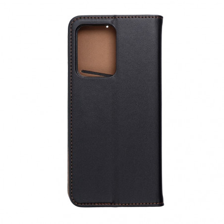 Peněženkové pouzdro Leather case SMART PRO na XIAOMI Redmi Note 12 Pro Plus 5G Elegantní  Černý 