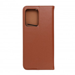 Peněženkové pouzdro Leather case SMART PRO na XIAOMI Redmi Note 12 Pro Plus 5G Elegantní  Hnědý