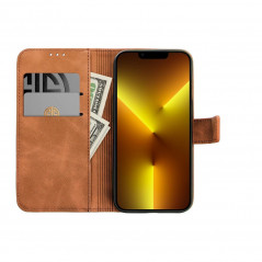 Peněženkové pouzdro TENDER Book na XIAOMI 13 Hnědý 