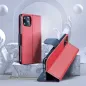 Peněženkové pouzdro Fancy Book na XIAOMI Redmi Note 12 4G Červený / Námořnická modrá 