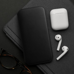 Peněženkové pouzdro Dual Pocket book na XIAOMI Redmi Note 12 5G Černý 