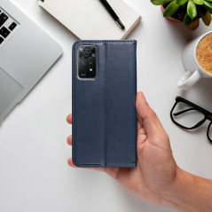 Peněženkové pouzdro Smart Magneto book na XIAOMI Redmi Note 12 Pro Plus 5G Tmavší modrý 