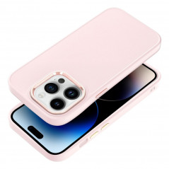 Kryt FRAME na Apple iPhone 14 Pro Elegantní  Pudrově růžový 