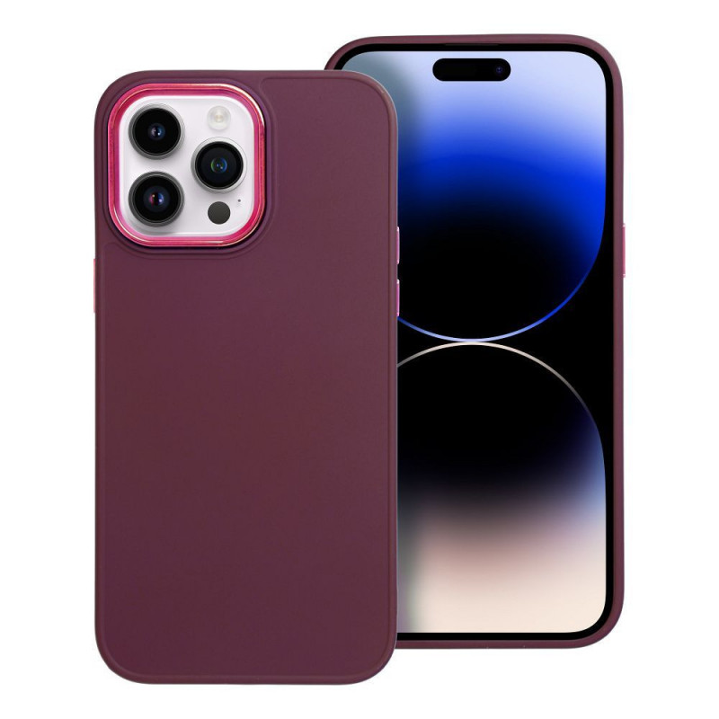 Kryt FRAME na Apple iPhone 14 Pro Max Elegantní  Fialový (Purple) 