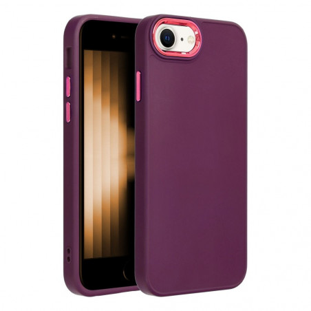 Kryt FRAME na Apple iPhone SE 2020 Elegantní  Fialový (Purple) 