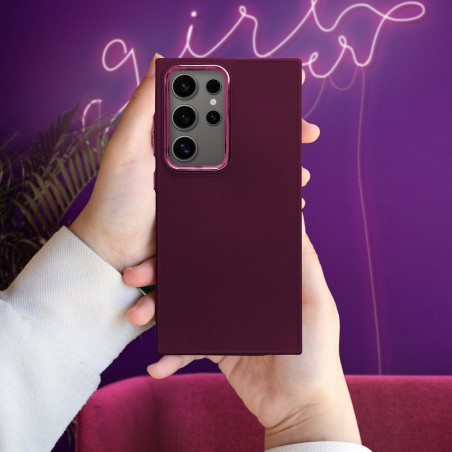 Kryt FRAME na Samsung Galaxy A14 LTE Elegantní  Fialový (Purple) 