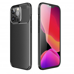 Kryt CARBON PREMIUM na Apple iPhone 14 Pro Max Elegantní  Černý 