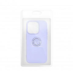 Kryt Silicone ring na Apple iPhone 15 Fialový (Violet) 