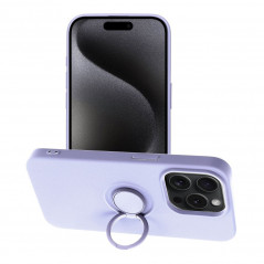 Kryt Silicone ring na Apple iPhone 15 Pro Fialový (Violet) 