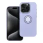 Kryt Silicone ring na Apple iPhone 15 Pro Fialový (Violet) 