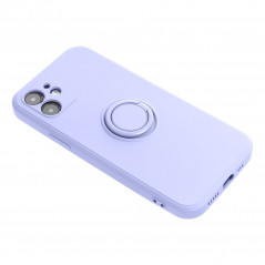 Kryt Silicone ring na Apple iPhone 15 Pro Fialový (Violet) 