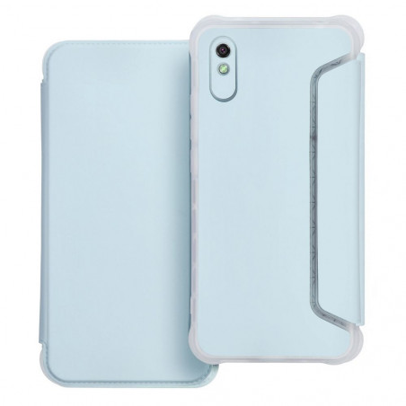 Peněženkové pouzdro Piano Book na XIAOMI Redmi 9A Světle modrý 