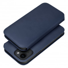 Peněženkové pouzdro Dual Pocket book na XIAOMI Redmi Note 11 Tmavší modrý 