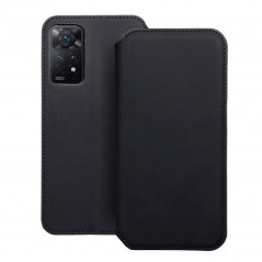 Peněženkové pouzdro Dual Pocket book na XIAOMI Redmi Note 11 Pro Černý 