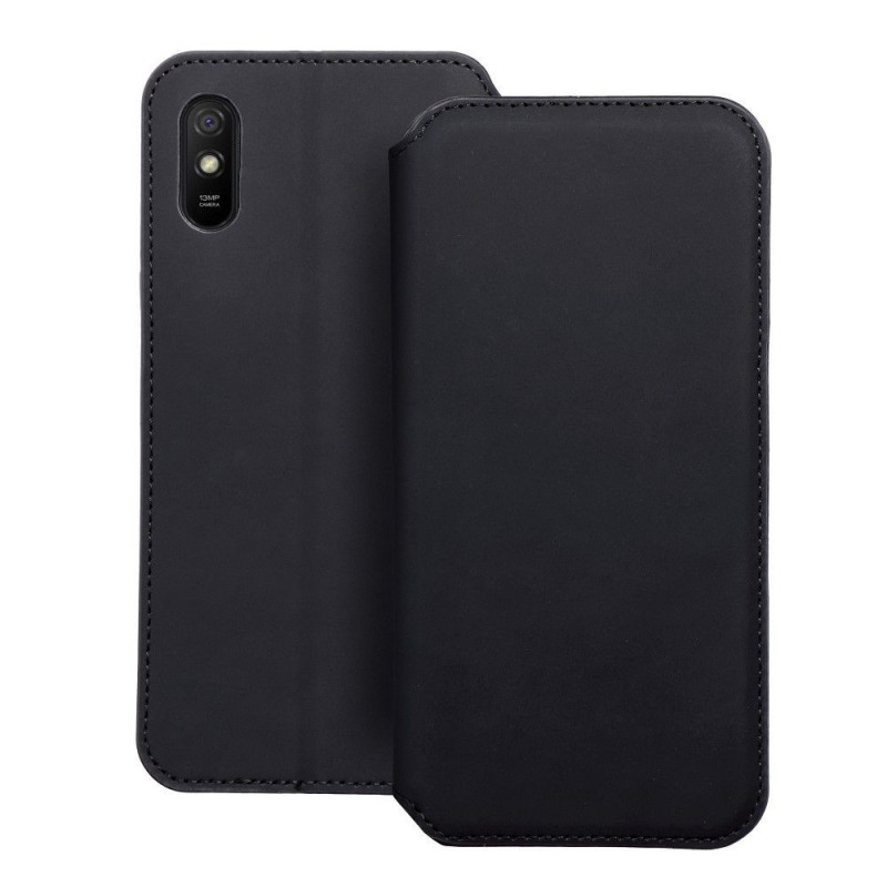 Peněženkové pouzdro Dual Pocket book na XIAOMI Redmi 9A Černý 