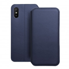 Peněženkové pouzdro Dual Pocket book na XIAOMI Redmi 9A Tmavší modrý 