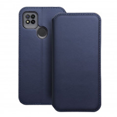 Peněženkové pouzdro Dual Pocket book na XIAOMI Redmi 9C Tmavší modrý 