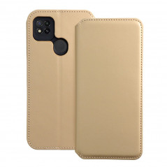 Peněženkové pouzdro Dual Pocket book na XIAOMI Redmi 9A Zlatý 