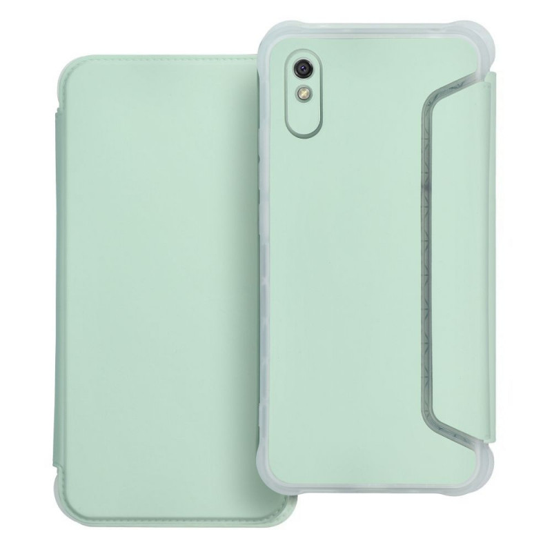 Peněženkové pouzdro Piano Book na XIAOMI Redmi 9A Světle zelený 