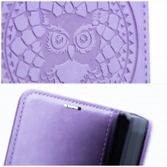 Peněženkové pouzdro MEZZO Book na XIAOMI Redmi 9C NFC Lapač snů  Fialový (Purple) 