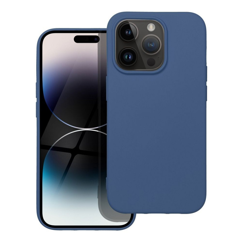 Kryt Silicone na Apple iPhone 14 Pro Elegantní  Modrý 