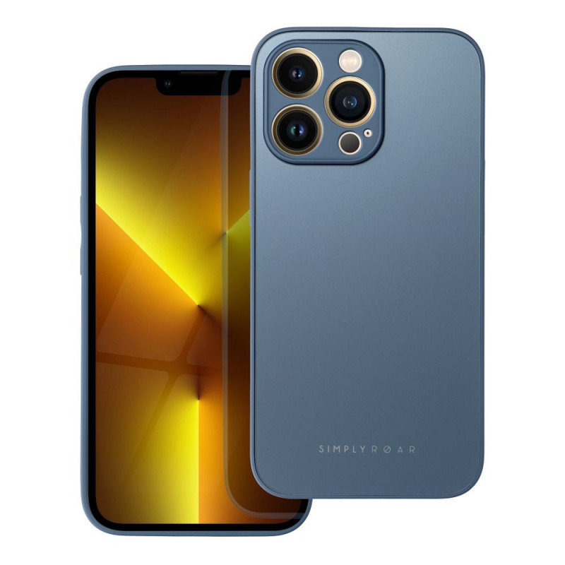 Kryt Roar Matte Glass na Apple iPhone XS Stylový  Modrý 