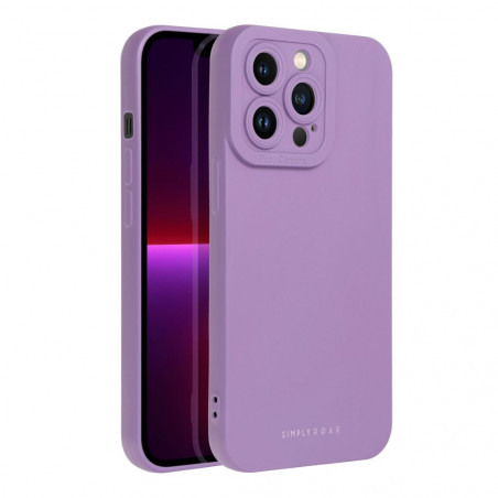 Kryt Roar Luna na Apple iPhone 13 Pro Jednobarevný, Stylový, Estetický doplněk  Fialový (Violet) 