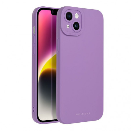 Kryt Roar Luna na Apple iPhone 14 Plus Jednobarevný, Stylový, Estetický doplněk  Fialový (Violet)