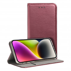 Peněženkové pouzdro Smart Magneto book na Samsung Galaxy A22 5G Bordový