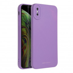 Kryt Roar Luna na Apple iPhone X Jednobarevný, Stylový, Estetický doplněk  Fialový (Violet) 