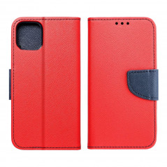 Peněženkové pouzdro Fancy Book na XIAOMI Redmi 10A Červený / Námořnická modrá 