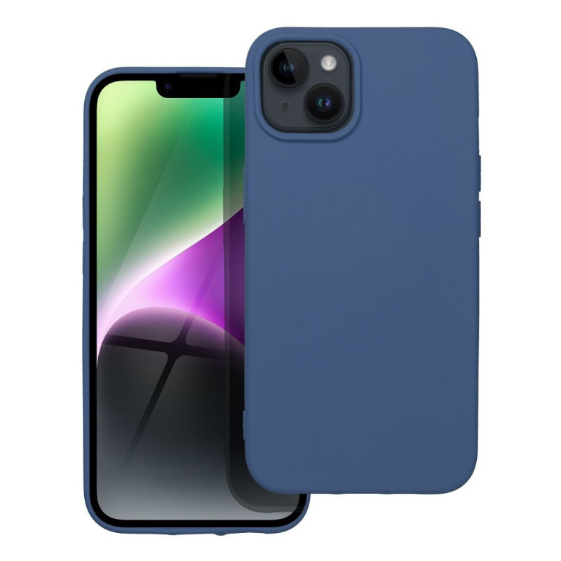 Kryt Silicone na Apple iPhone 14 Elegantní  Modrý 