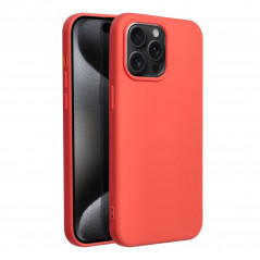 Kryt Silicone na Apple iPhone 15 Pro Max Elegantní  Broskvový